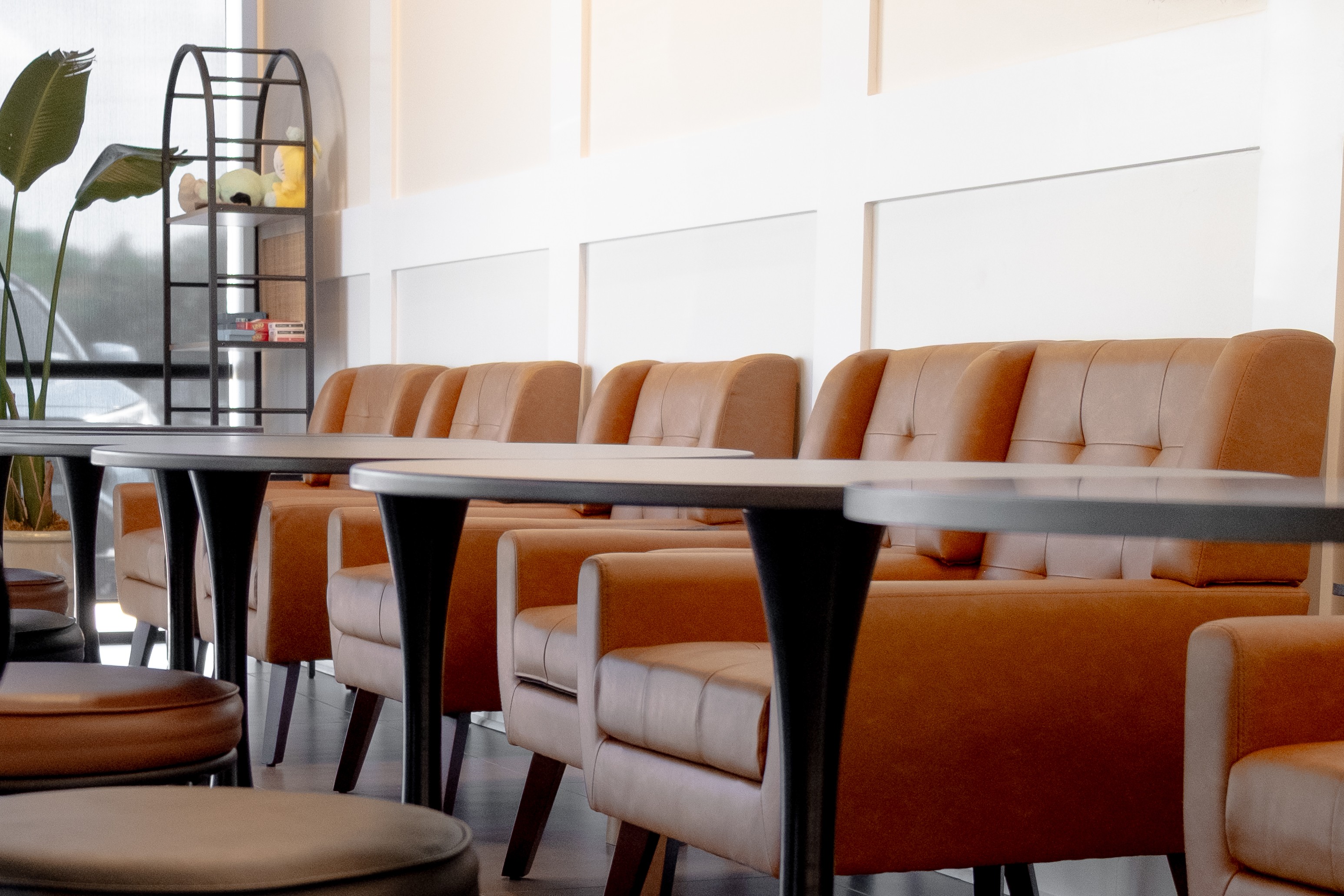 Our cozy seating area